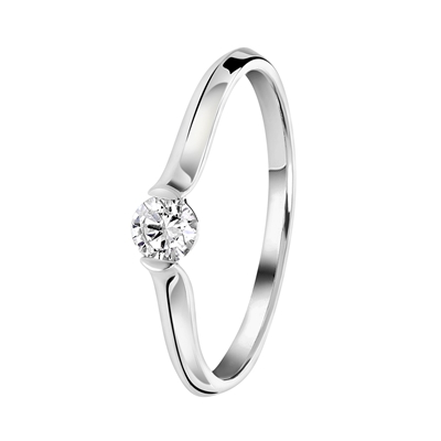Sieraden Ringen Ringen met meerdere stenen Witte en zwarte Diamanten Ring 