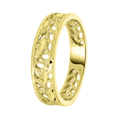 Jaar Comorama Vooruitzicht 9 karaat ring | Gouden ringen | Lucardi Juwelier