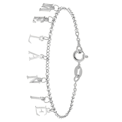stijfheid klein Onze onderneming Armband met naam | Shop jouw persoonlijke sieraden bij Lucardi.nl