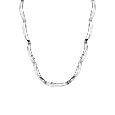 Mantel mesh Let op zilveren halsketting, halsketting 45+50cm - 3.5 mm Koord - Voor Sier  (fijntjes) - Budgetjuwelier - finnexia.fi