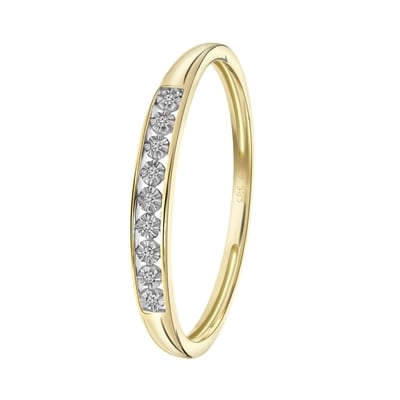 1 CT F/VS2 Natuurlijke Solitaire Ring Ronde Diamanten Verlovingsring 14K Wit Goud Sieraden Ringen Enkele ringen 