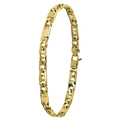 oase last extase 14 karaat gouden armbanden voor heren | Lucardi Juwelier