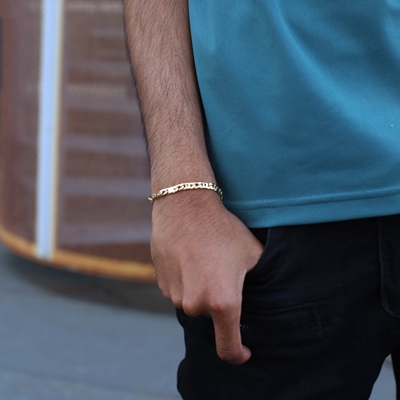 Reiziger Afscheid ophouden 14 karaat gouden armbanden voor heren | Lucardi Juwelier