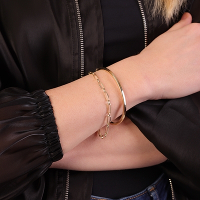 oosters aflevering coupon 14 karaat gouden armbanden dames | Lucardi Juwelier