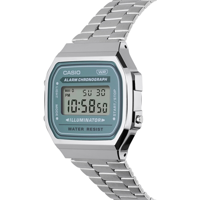 Casio-Armbanduhr aus Edelstahl von Lucardi