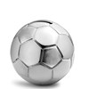 Versilberte Sparbüchse Fußball (1009295)