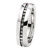 Eternity Ring, Edelstahl, mit schwarzem Zirkonia (1010375)