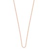 Stalen rose plated ketting 60cm (1015731)