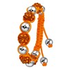 Byoux shamballa armband oranje (1019414)