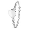 Zilveren armband met hanger hart (1020102)
