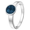 Ring, 925 Silber, mit Montana-Kristall (1020839)