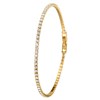 Eve gold plated armband 1rij met kristal (1021091)