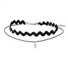 Montini Byoux-Halsband-Set schwarz mit Perle (1040981)