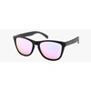 Schwarze Montini-Sonnenbrille mit rosa Gläsern (1044465)