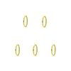 Goudkleurige byoux haar ringen (1057059)