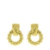 Goudkleurige statement bijoux oorbellen (1057735)