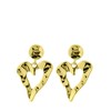 Goudkleurige bijoux oorbellen hart (1057779)