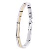 Stalen armband staal/gold (1057974)