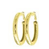 Goudkleurige bijoux oorringen slangenprint (1057990)