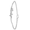 Zilveren naamarmband elegant (1058427)
