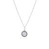 Zilveren ketting&hanger Gemstone labradorite (1058594)