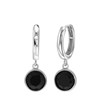 Ohrringe aus 925 Silber, Edelstein schwarzer Onyx (1058607)