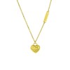 Guess stalen goldplated ketting hanger hart logo (1059148)