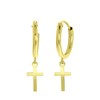 Ohrringe, 375 Gold, mit Kreuzanhänger (1059858)