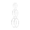 Bijoux-Set mit silberfarbenen Ohrringen (1060460)