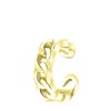 Zilveren goldplated earcuff gourmetschakel (1060972)