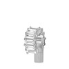 Zilveren helix earcuff baguette zirkonia (1061281)