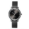 Q&Q horloge zwart met mesh band QA21J402Y (1061300)