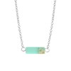 Turquoise stalen ketting (1061571)