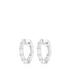 Zilveren oorbellen baguette geboortesteen (1061651)