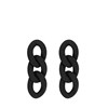 Zwarte bijoux oorbellen (1062229)