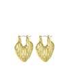 Goudkleurige bijoux oorbellen met hart (1062291)
