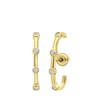 Goudkleurige bijoux oorbellen suspenders (1065490)