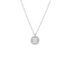 Silberfarbene Bijoux-Halskette Zwilling (1065532)