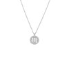 Zilverkleurige bijoux ketting schorpioen (1065542)