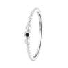 Zilveren ring bol zirkonia zwart (1065596)