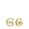 Guess stalen goldplated G oorbellen A STAR IS BORN (1064260)