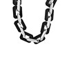 Silberfarbene Bijoux-Halskette (1064300)