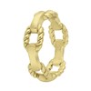 Stalen 18 karaat goldplated ring Iva (1064428)