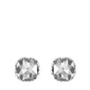 Zilverkleurige bijoux oorbellen met steentjes (1064527)