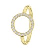 Ring, Edelstahl, vergoldet, rund (1064695)