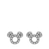 Zilveren Disney Mickey oorbellen zirkonia (1064857)