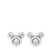 Zilveren Disney Mickey oorbellen zirkonia (1064860)
