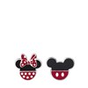 Zilveren Disney Mickey&Minnie oorbellen emaille (1064862)