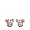 9Karaat Disney Minnie oorbellen roze kristal (1064891)