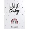 Kaartje HALLO BABY met envelop voor armband (1064911)